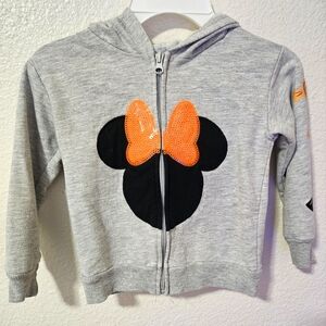 Girls 4T Minnie mouse Halloween hoodie